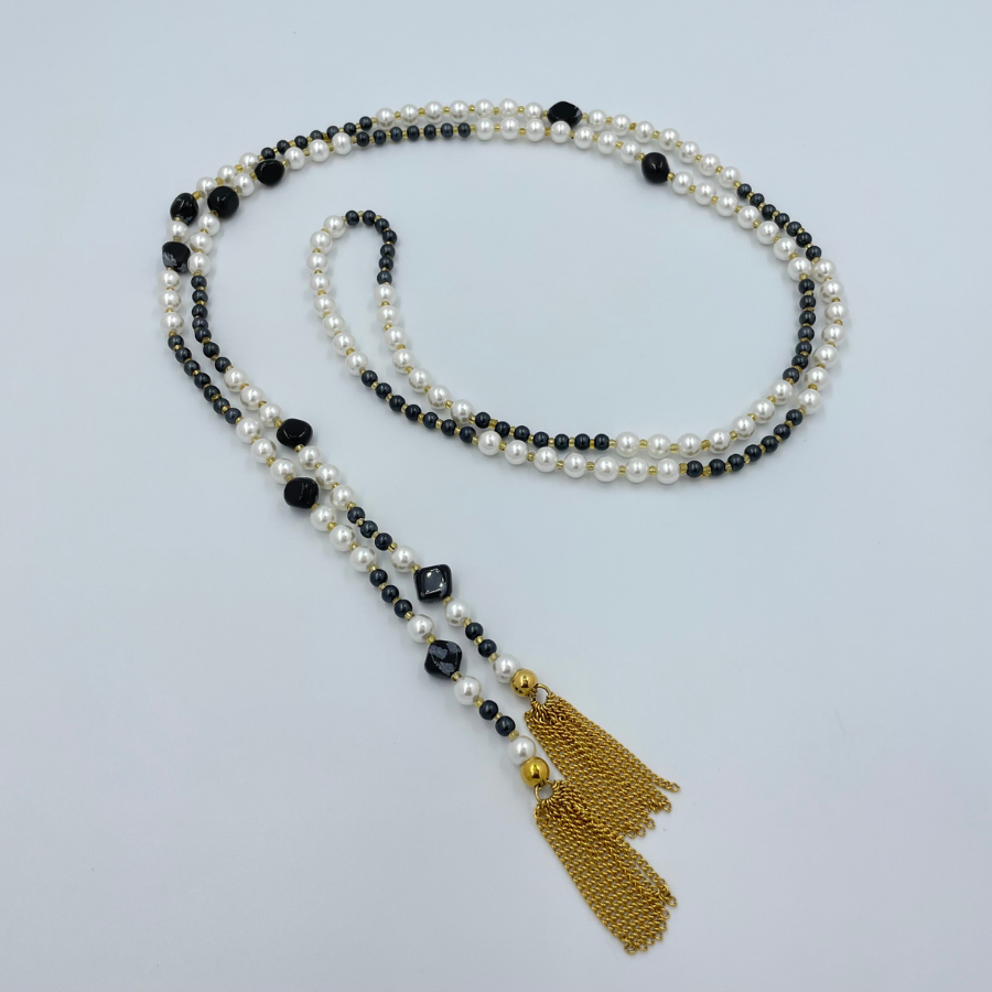 Collier Rope Obsidienne