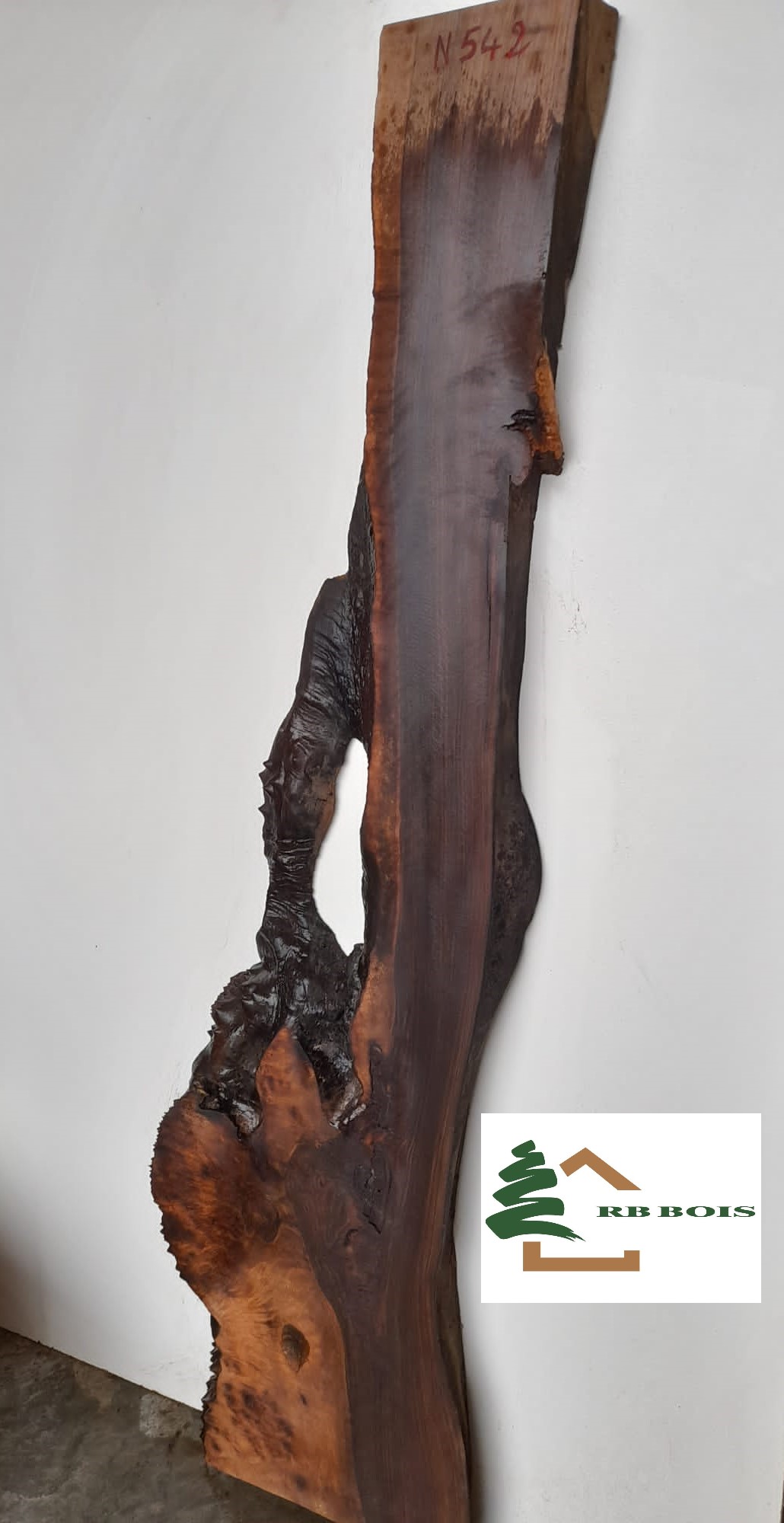 plateau noyer live edge  n542
