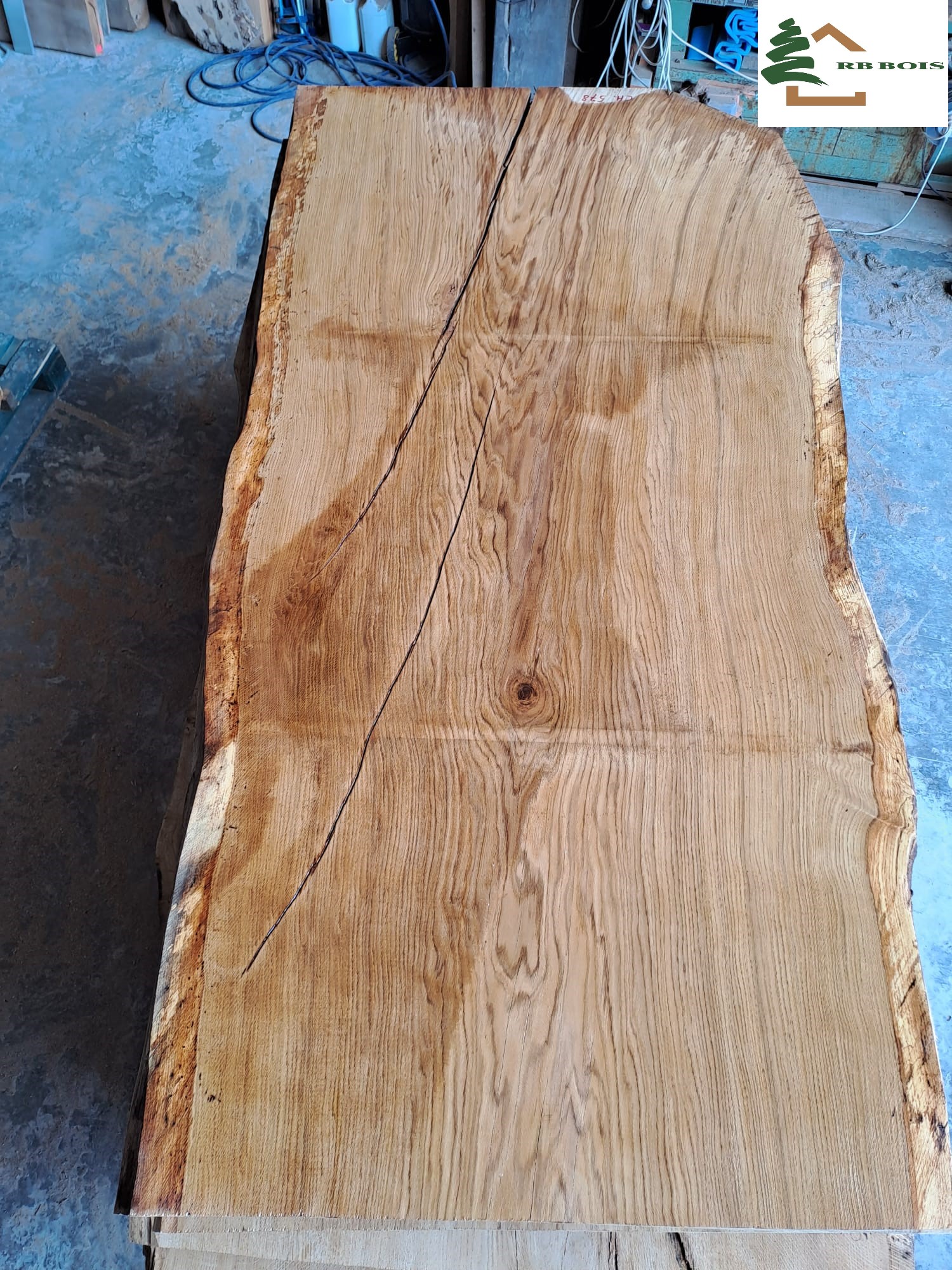 plateau chene live edge ch578