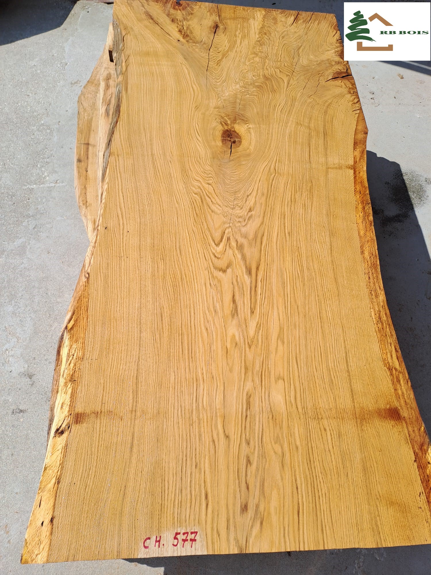 plateau chene live edge ch 577