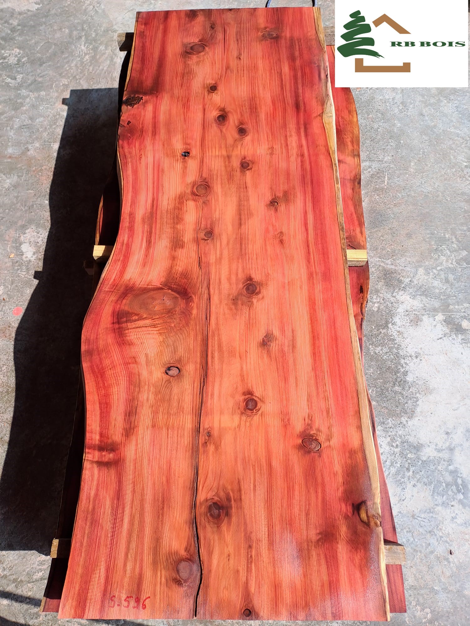 plateau séquoia live edge s596