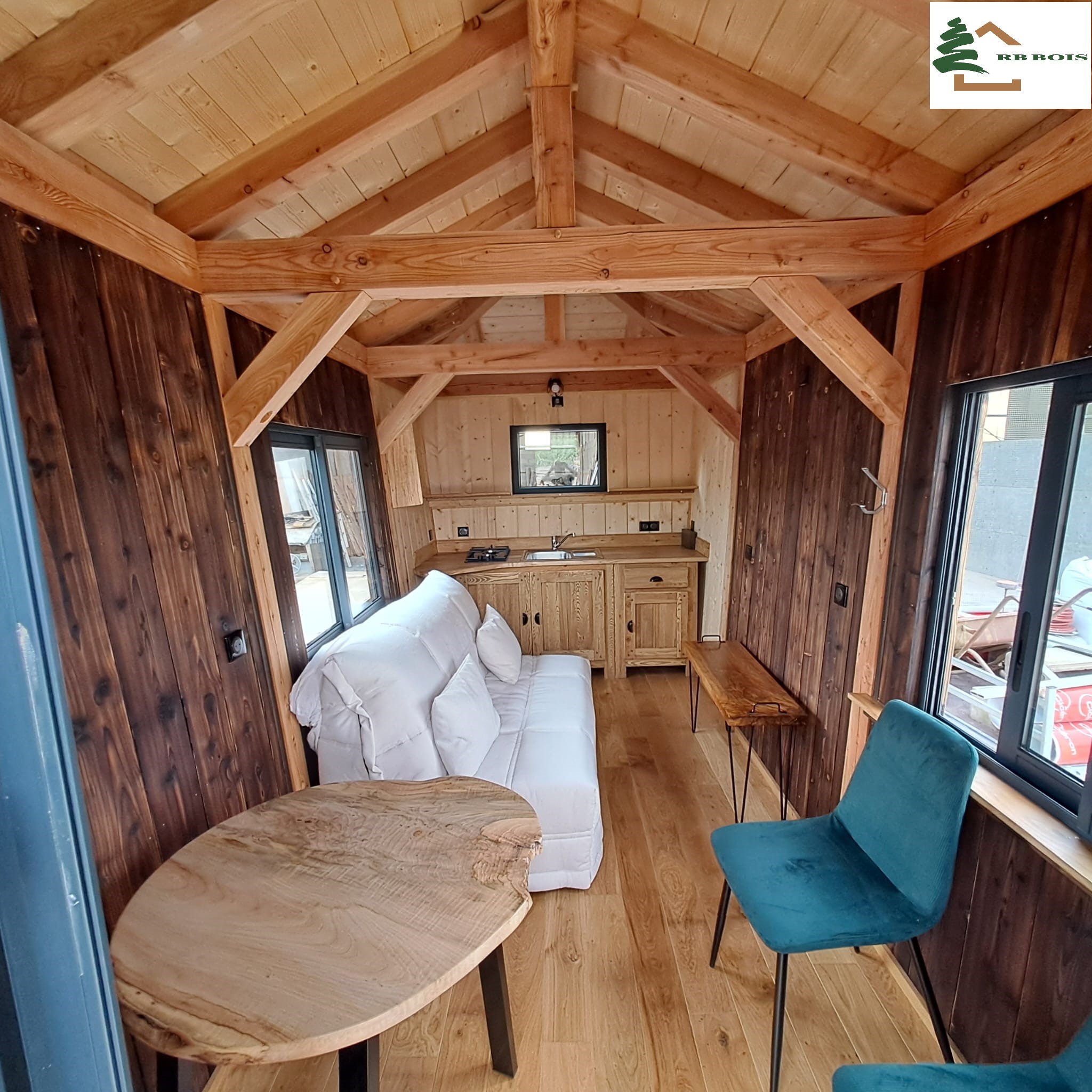 tinychalet Nevelodge 2 aménagement intérieur