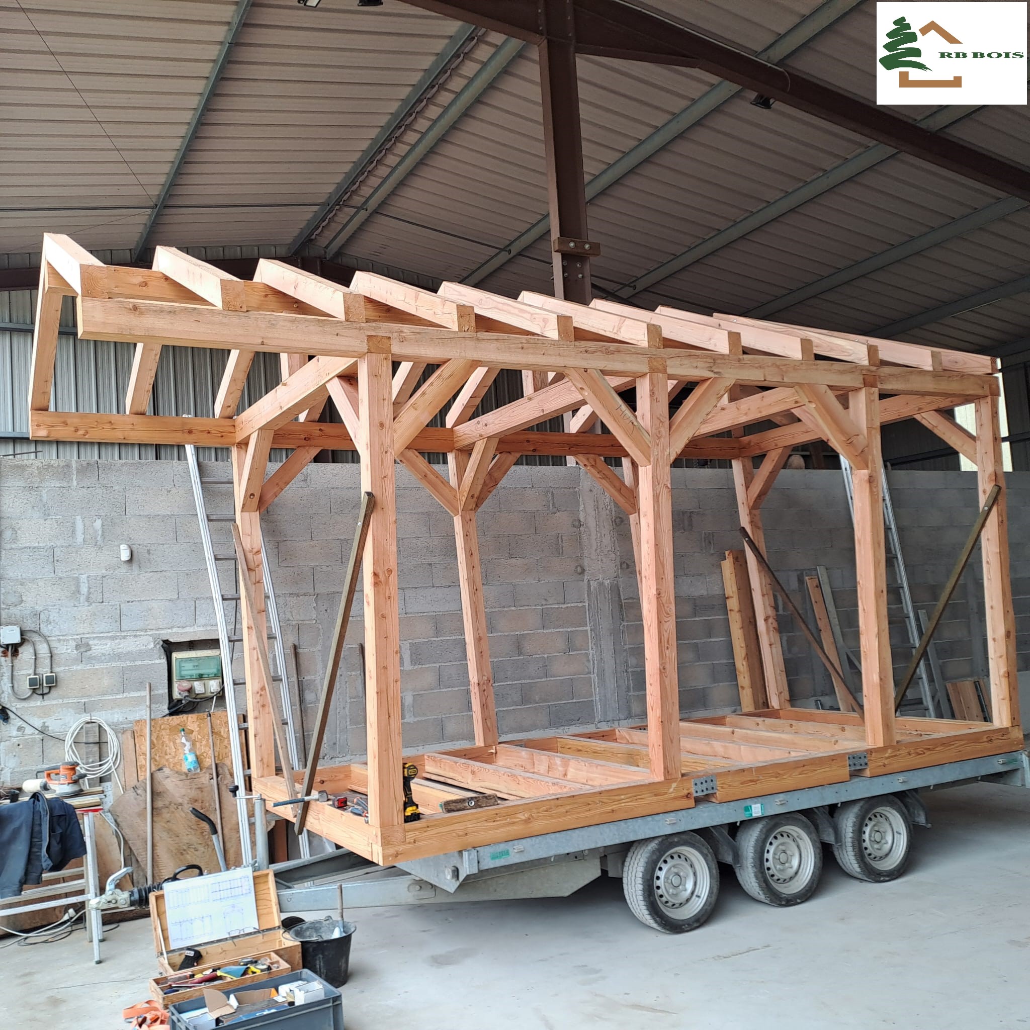 tinychalet Nevelodge 2 structure option roues