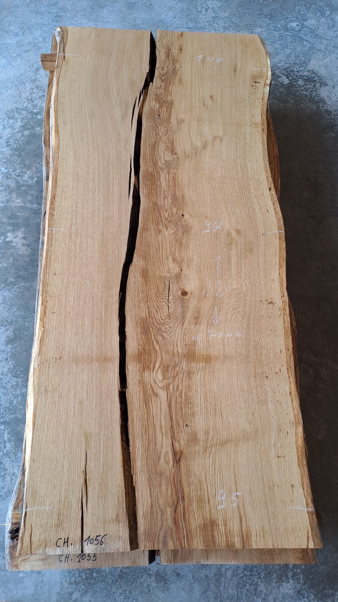 plateau bois brut CH1056