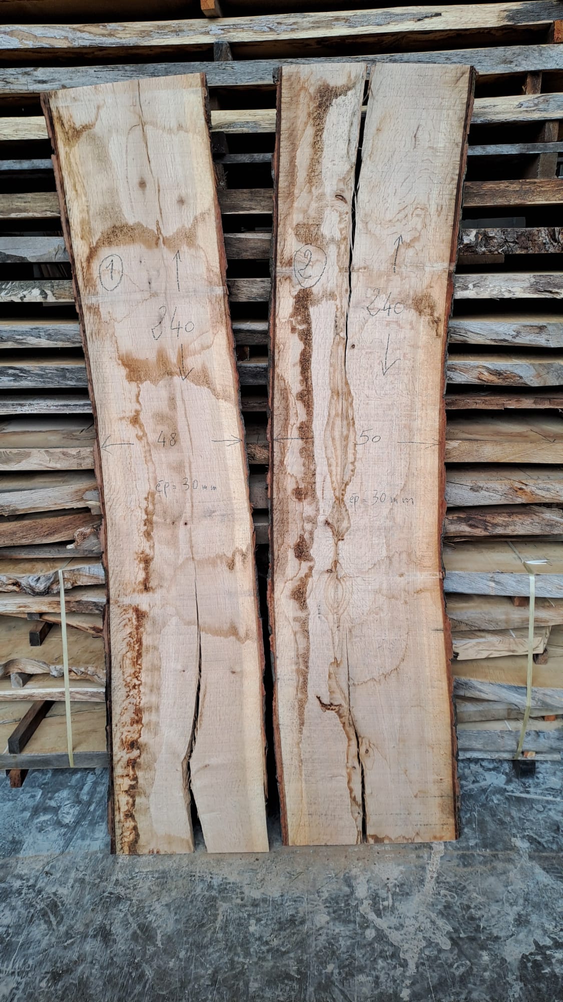 2 plateaux chêne 2PC (1)