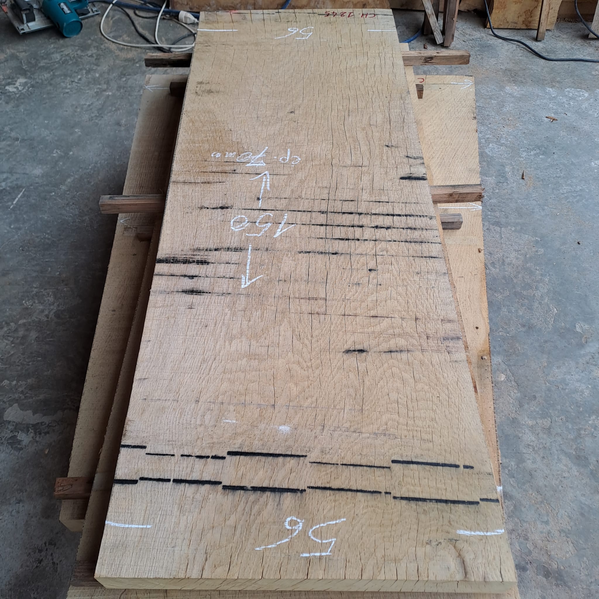 plateau bois brut chêne CH 1245