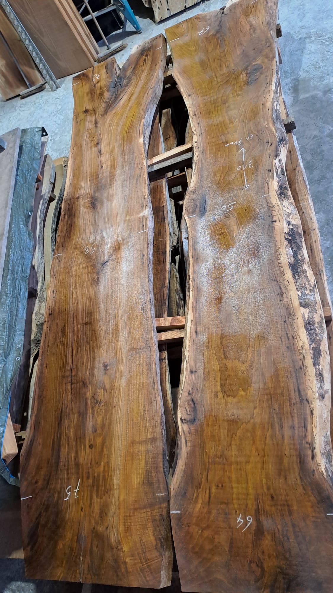 NBM 1306 plateau bois noyer