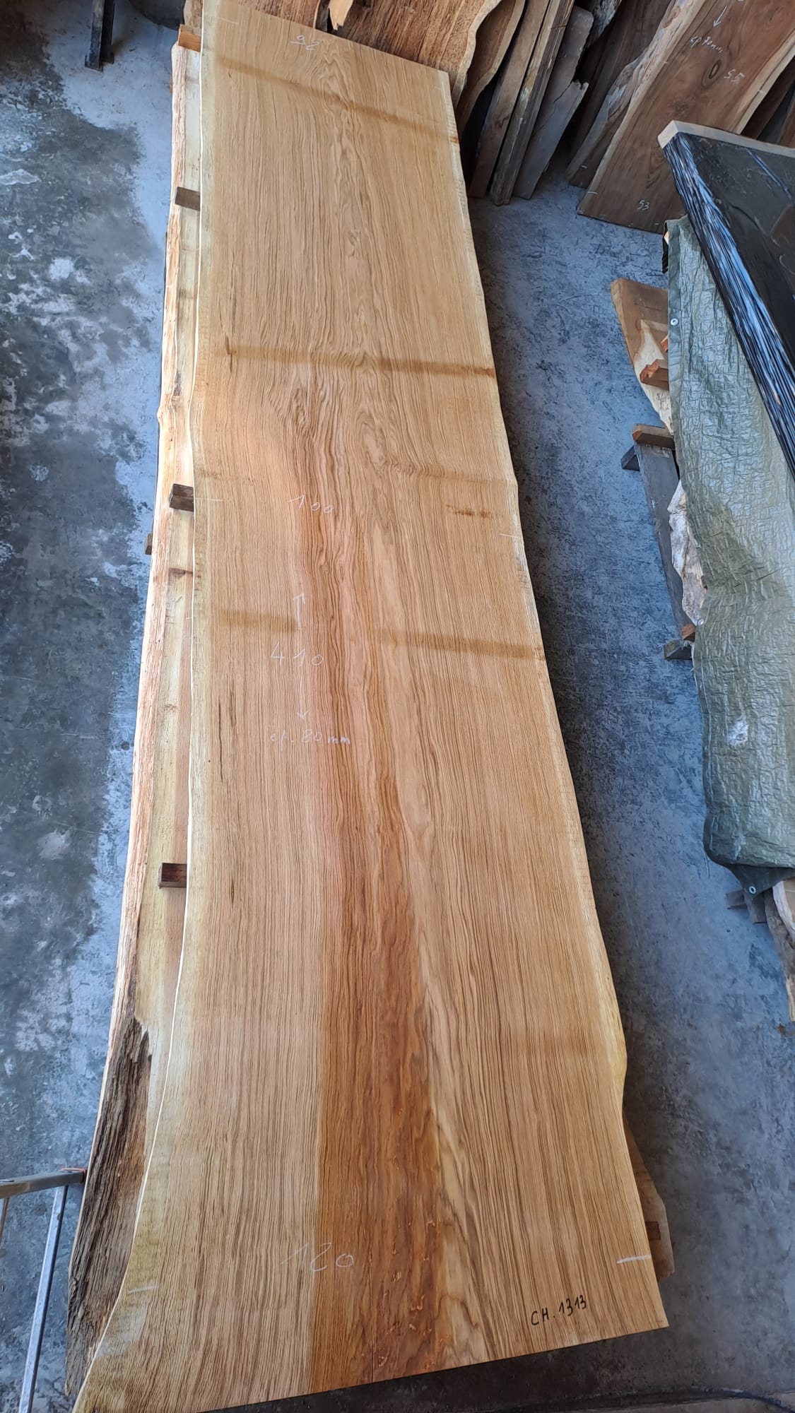 plateau bois chêne CH1313