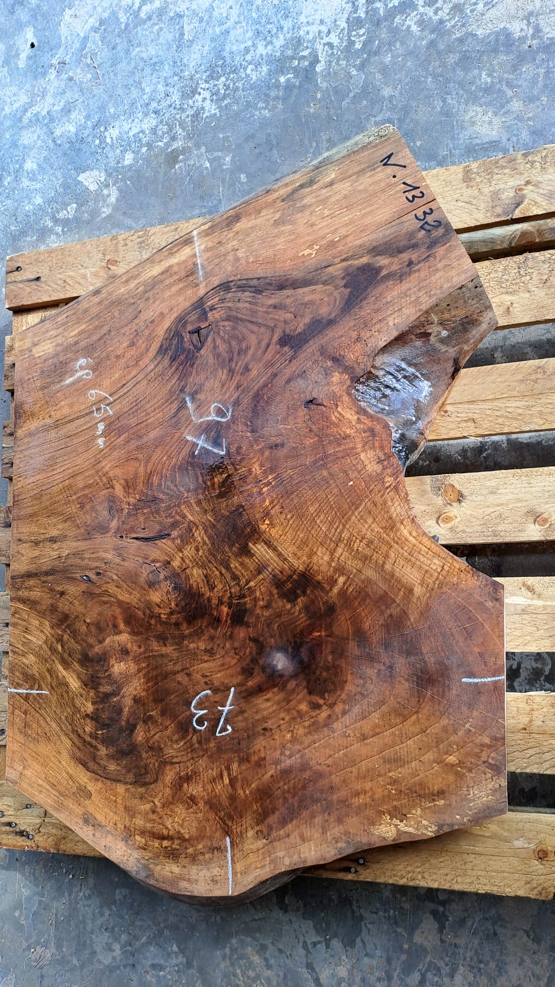 plateau noyer N 1332