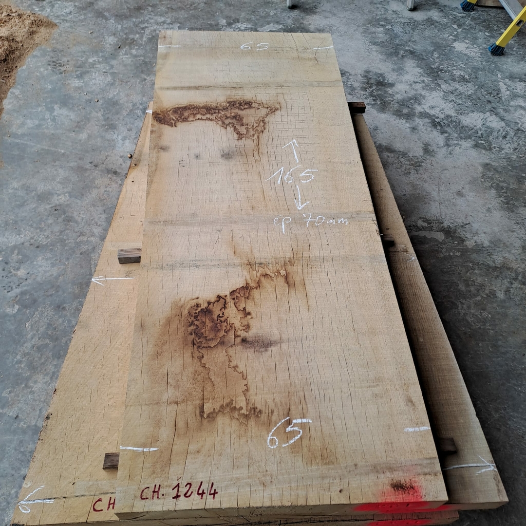 Plateau bois brut chêne CH1244 Bois plateau table brut rbbois — free download