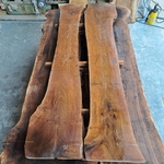 2 plateaux noyer book matched nbm 1031