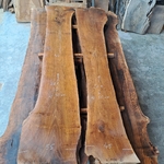 2 plateaux noyer book matched nbm1031