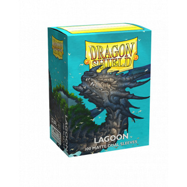 100 Dragon Shield Dual Matte - Lagoon