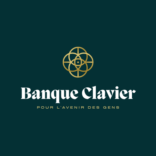 fonce vert et or elegant banque finance logo