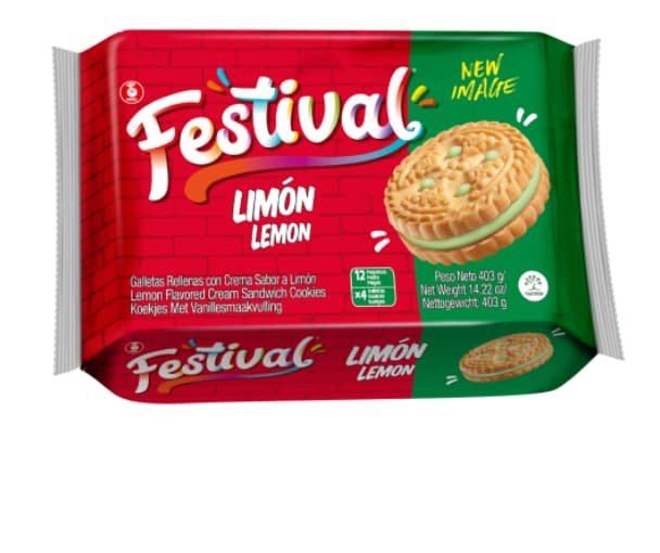 Biscuits Citron Festival 12g x4