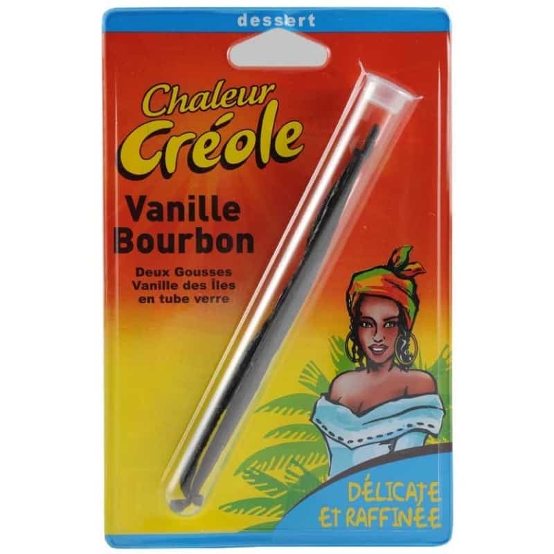 Gousses de Vanille Bourbon Chaleur Créole x2 tubes