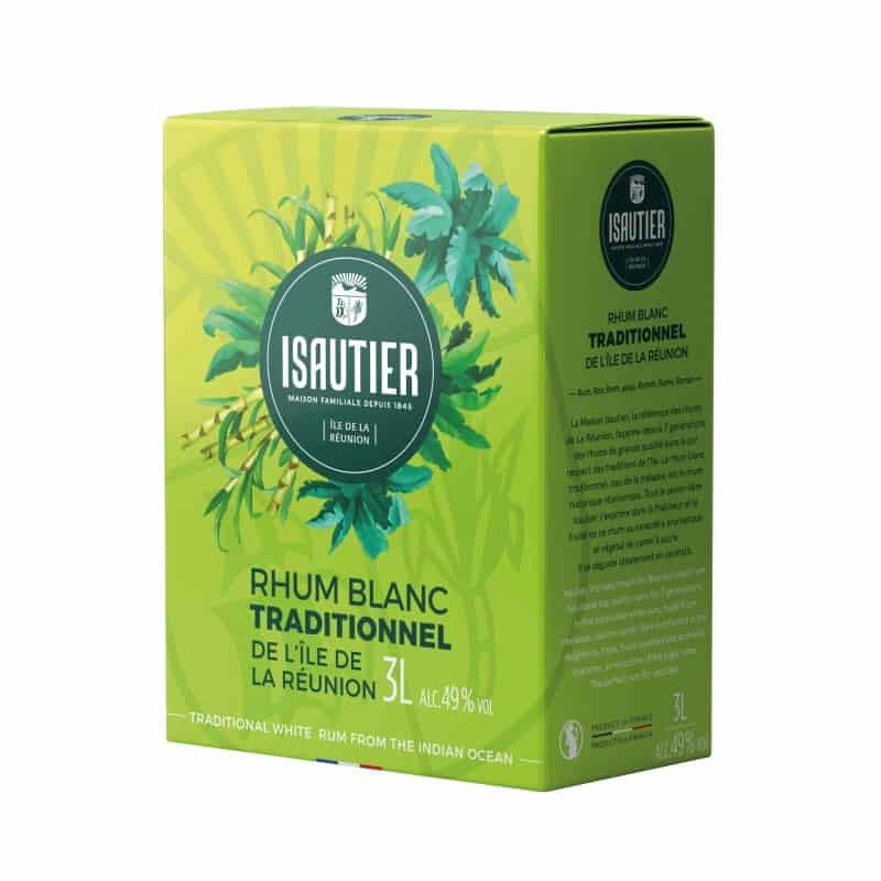 Rhum blanc isautier Cubi 3l