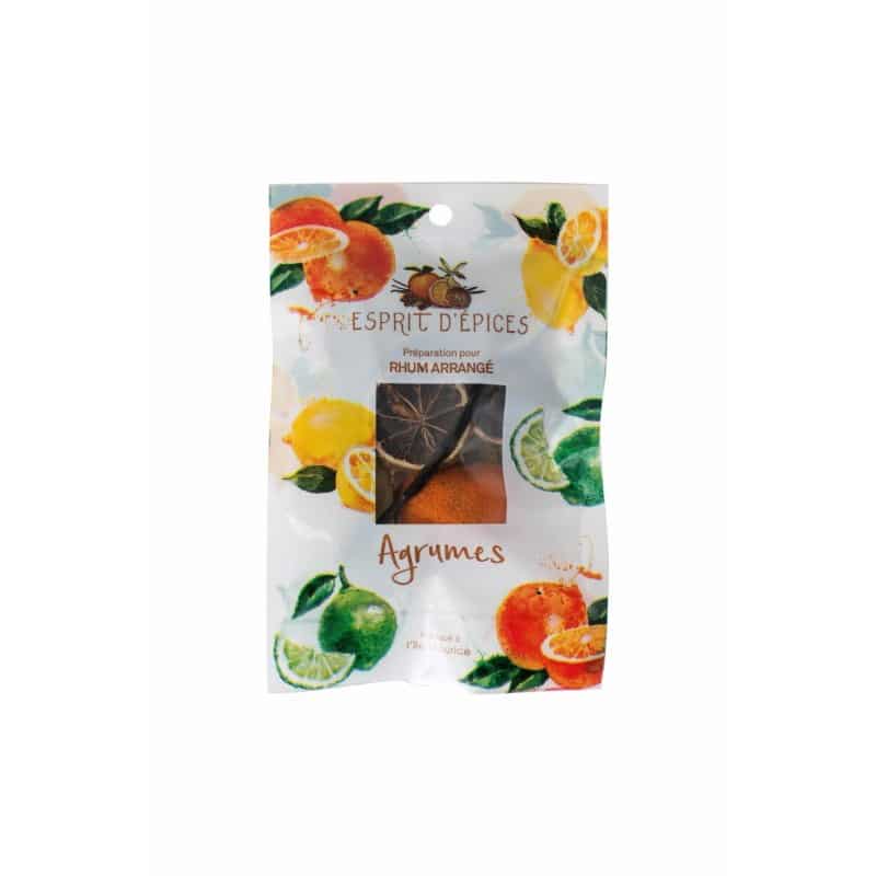 Préparation rhum arrangé agrumes Esprit dépices 20g