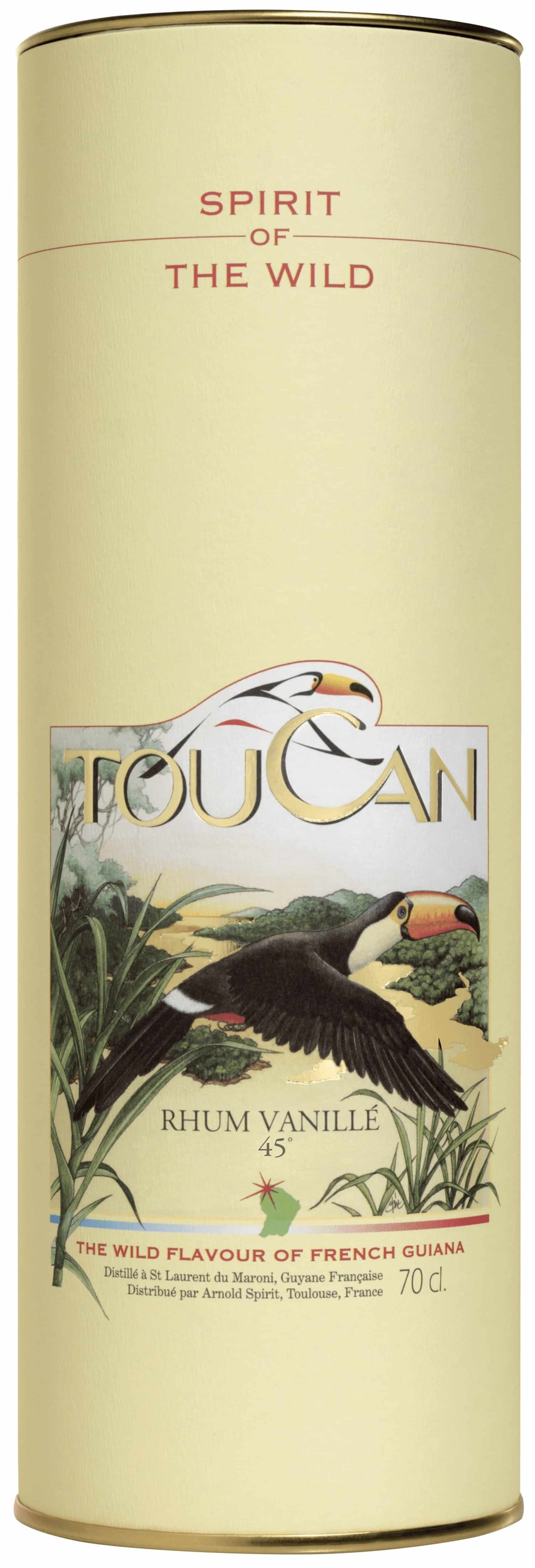 Rhum Toucan Vaniliane avec étui 70cl 45°