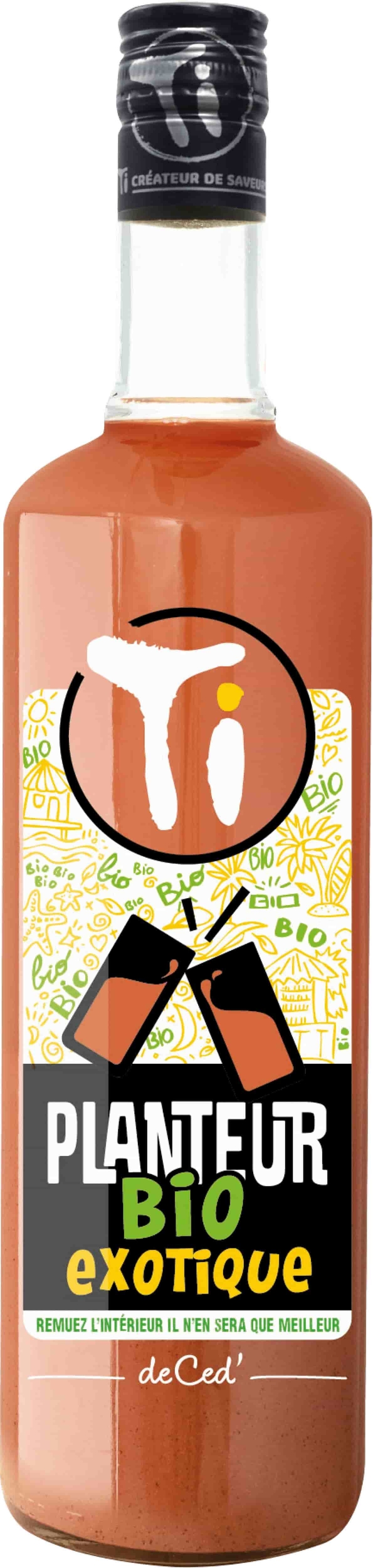 Rhum Ti Ced Planteur Exotique Bio 1l 12.9°