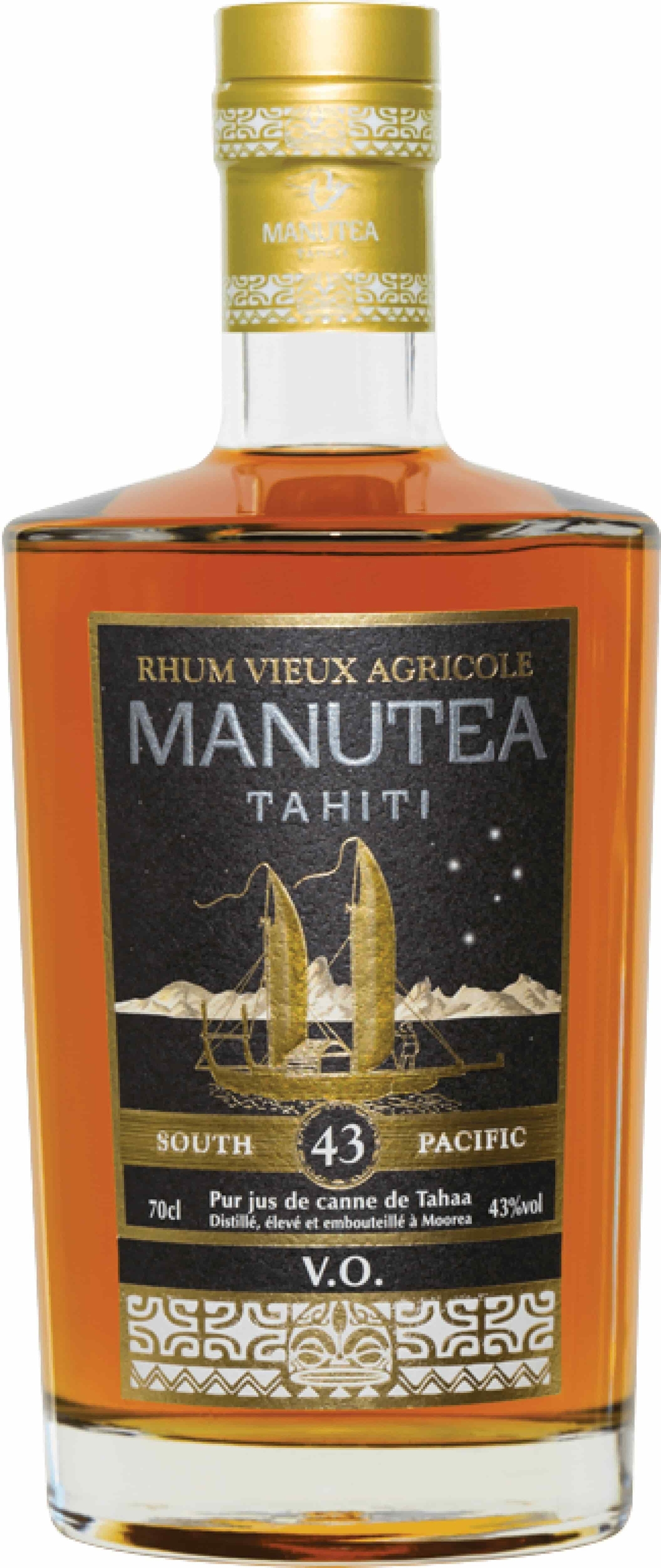 Rhum Manutea VO Vieux 70cl 43°