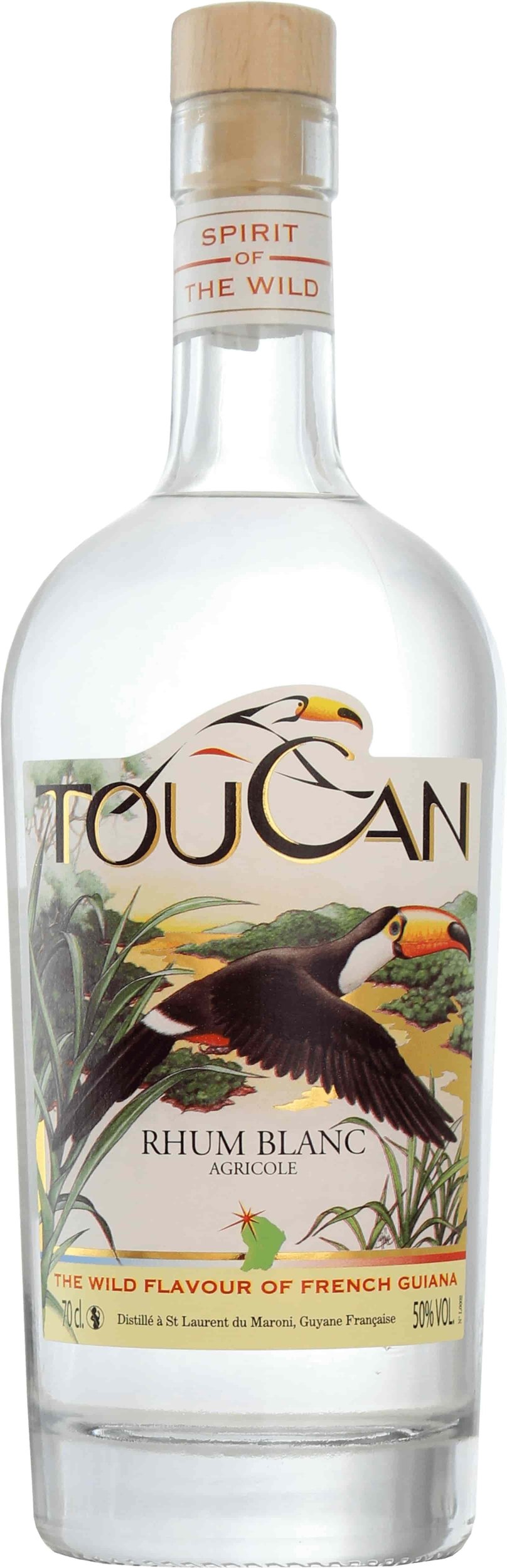 Rhum Toucan blanc 70cl 50°