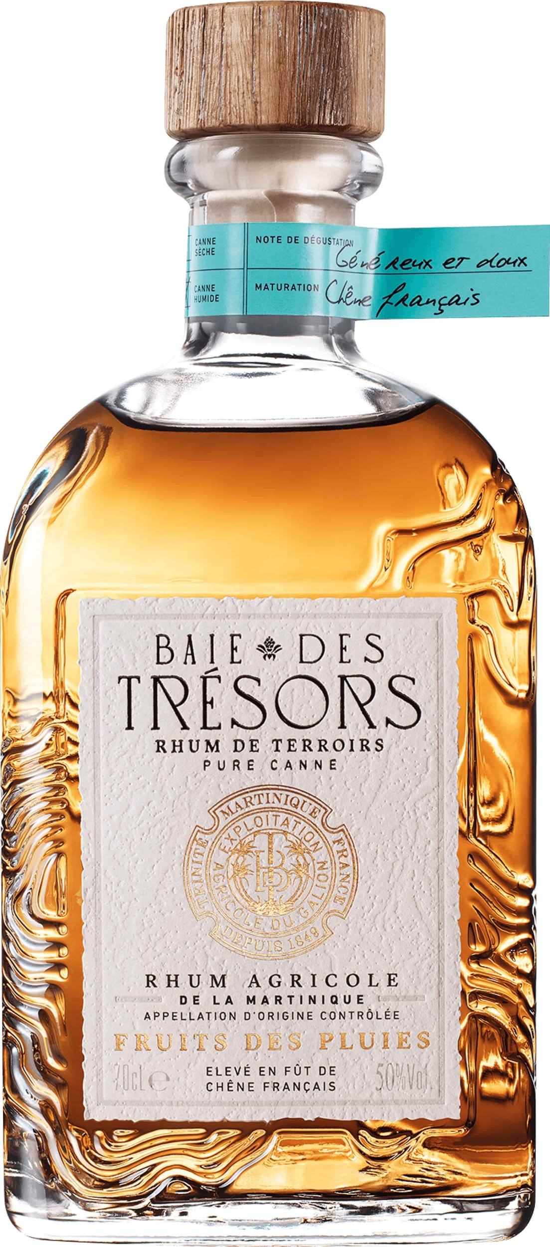 Rhum Baie des Trésors Fruits des pluies 70cl 50°