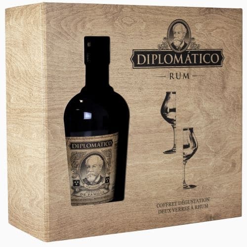 Coffret Diplomatico avec Verres 70 43°