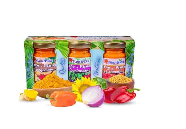 Trilogie de purée de piment Guadepices