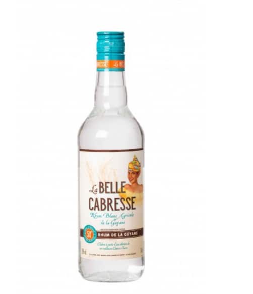 Rhum la belle Cabresse blanc 70cl 50°