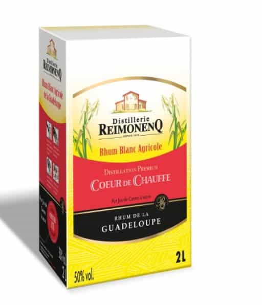 Rhum Reimonenq blanc cubi 2l Cœur de Chauffe 50°