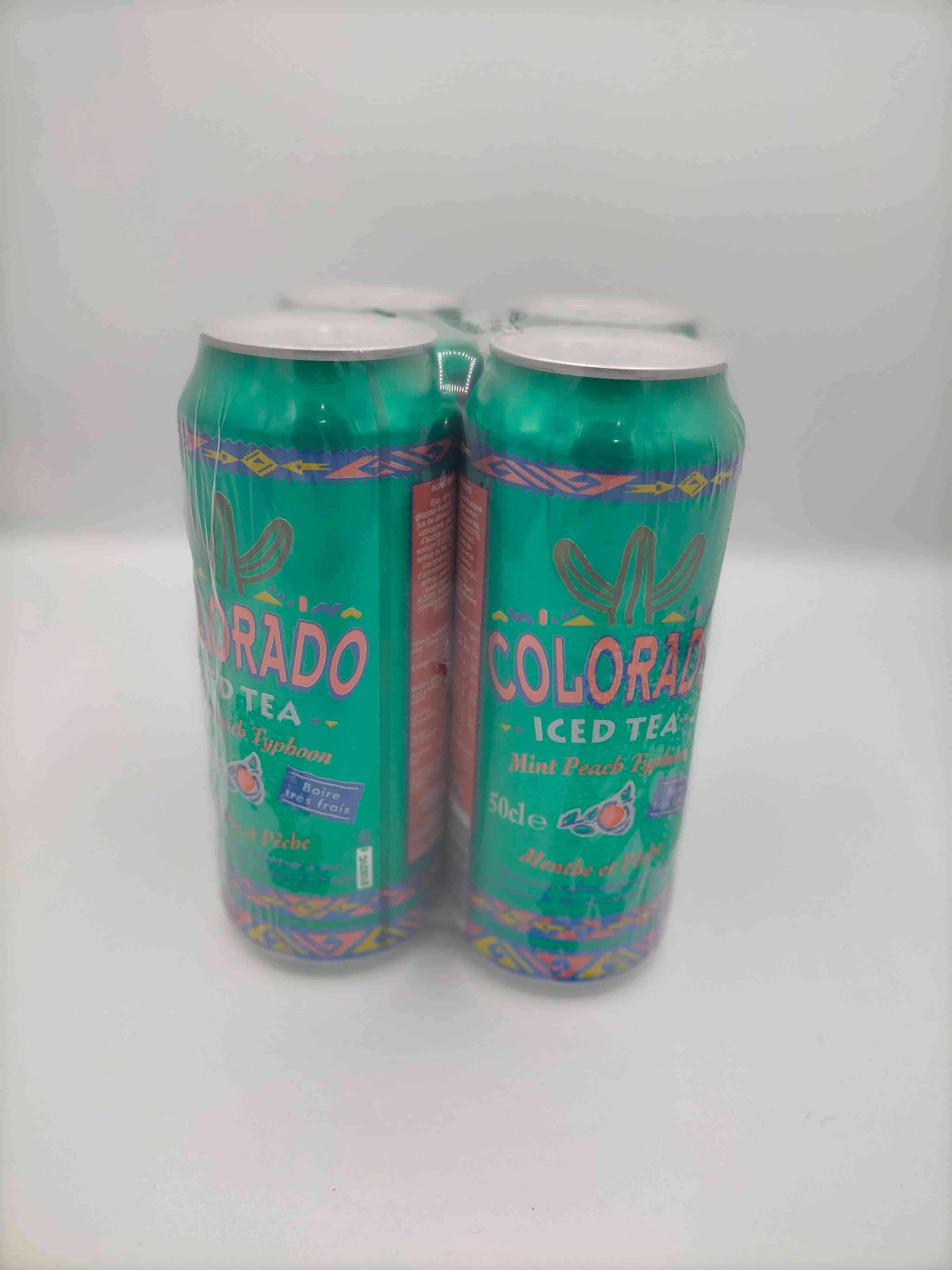 Colorado menthe pèche 4x50cl - Boissons Antillaises/Colorado boisson ...