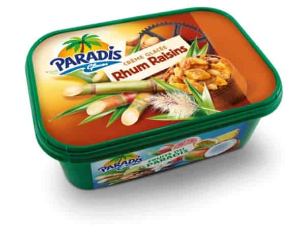 Paradis Glace Rhum Raisin 1l