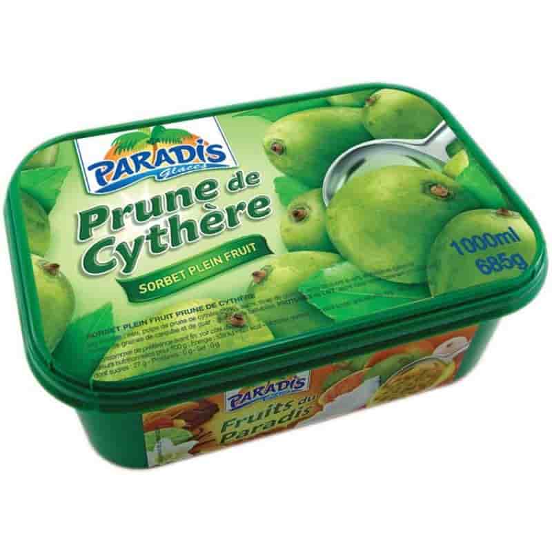 Paradis Glaces prune de Cythère