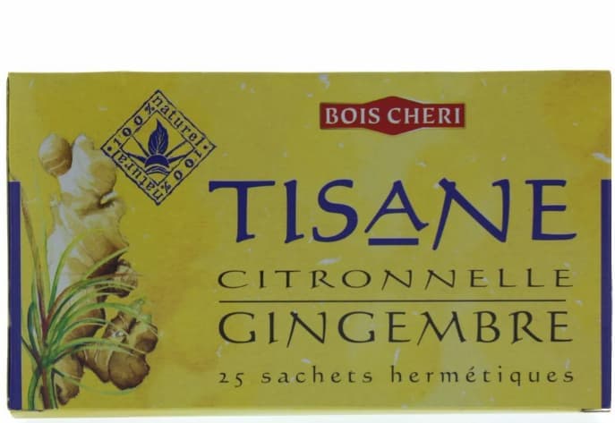 Bois Cheri Tisane Citronnelle et Gingembre