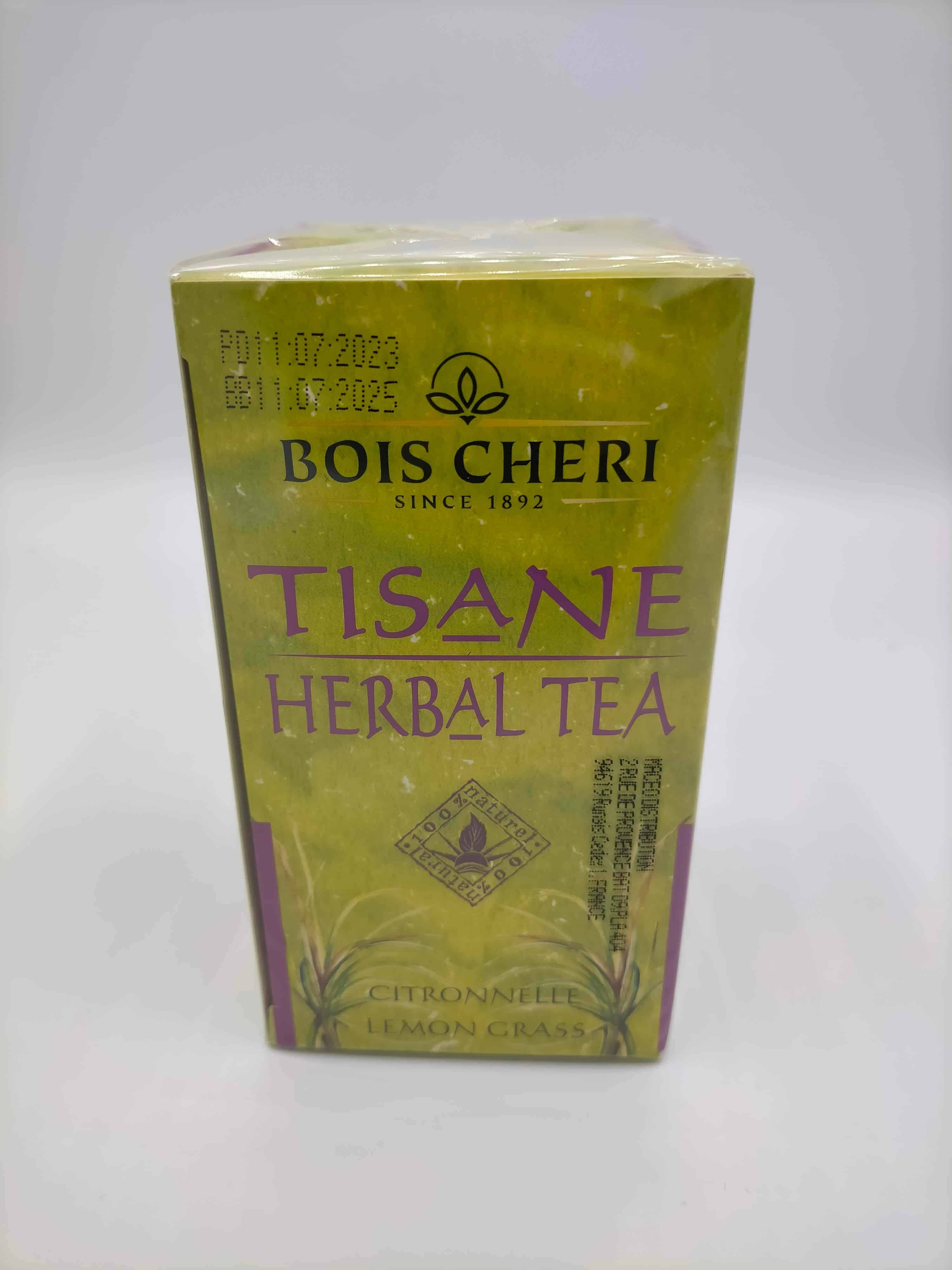 Bois Cheri Tisane citronnelle 25x5
