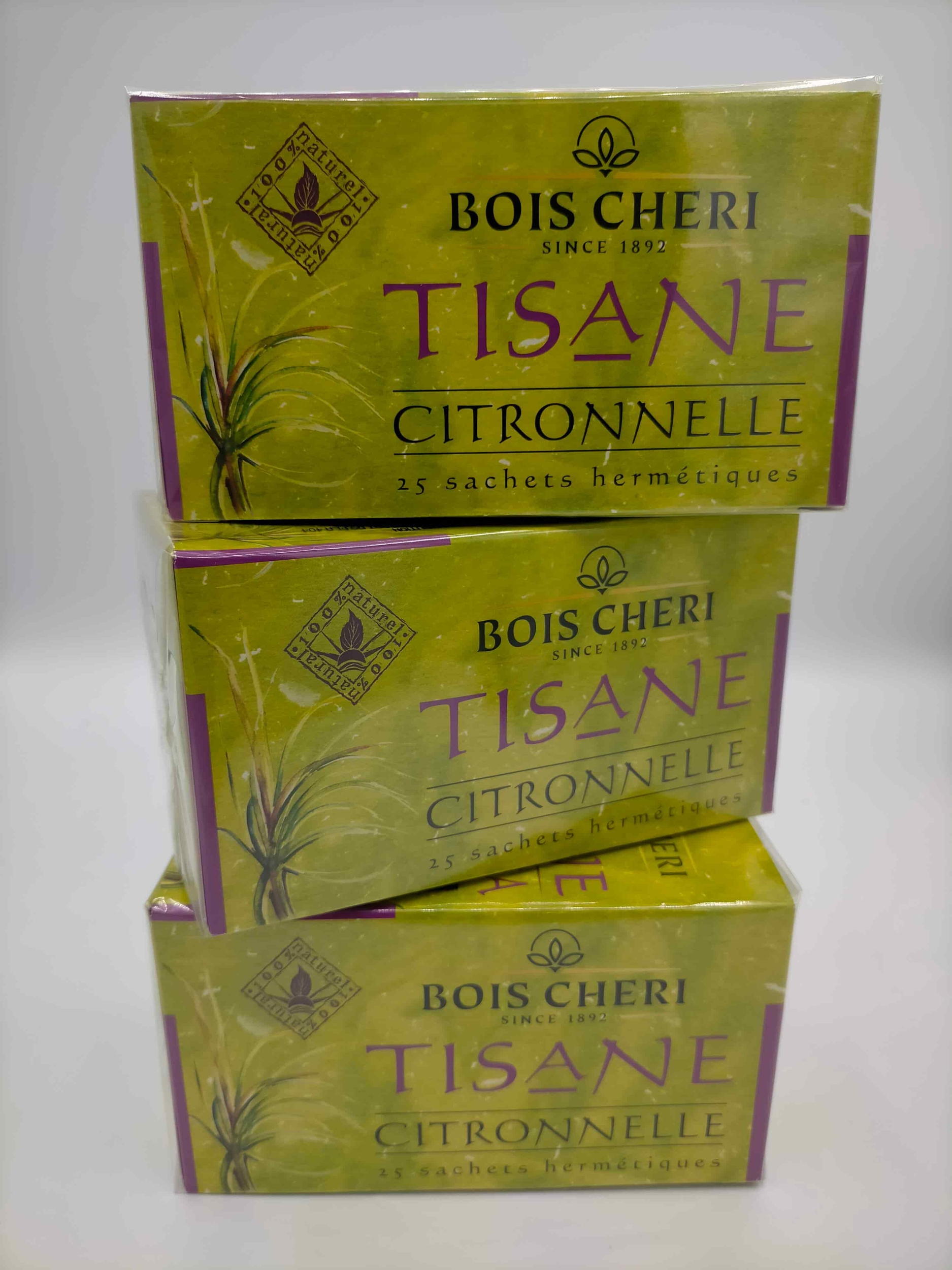 Bois Cheri Tisane citronnelle 25x50g