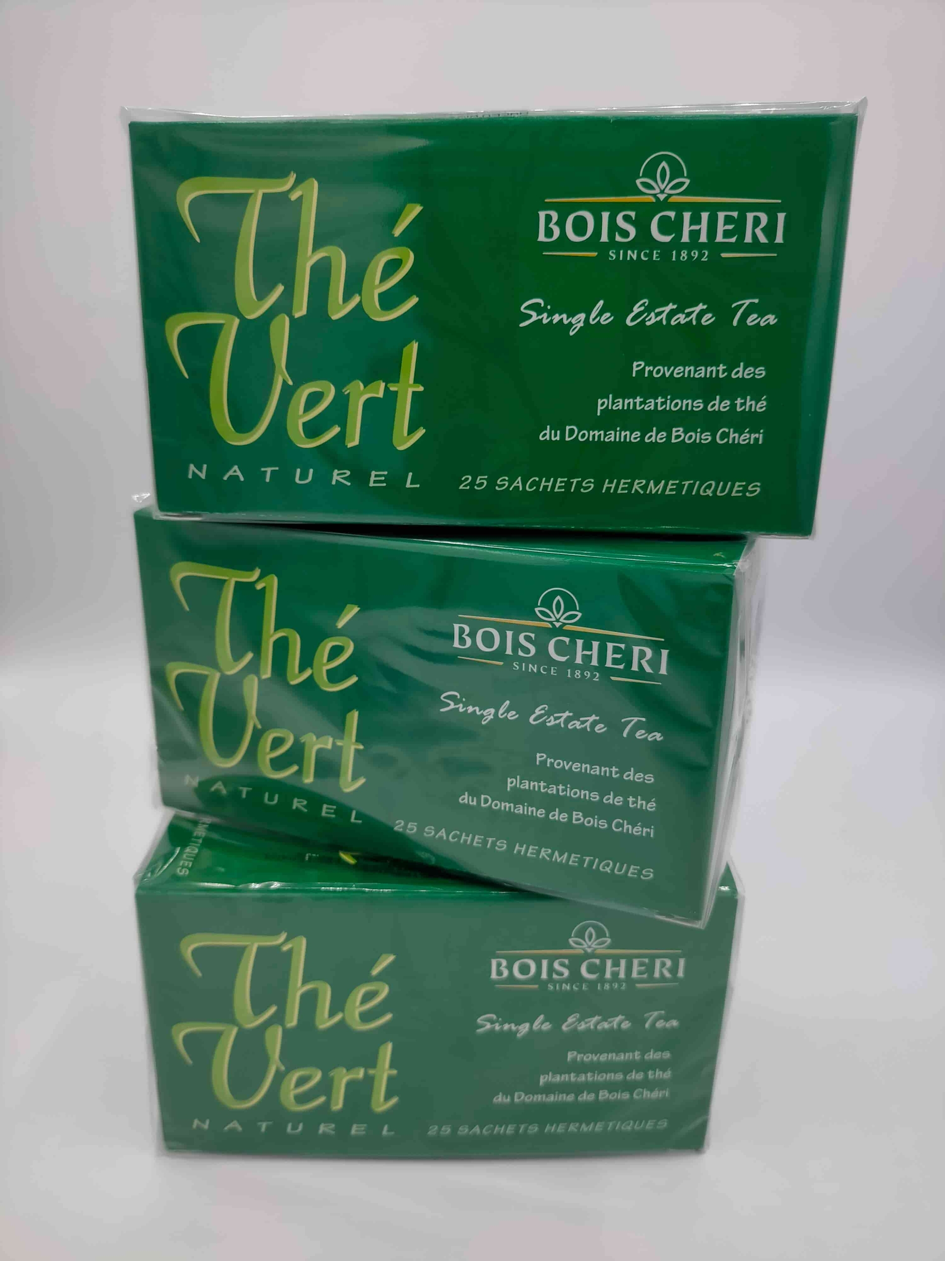 Bois Cheri Thé vert nature 25x5g