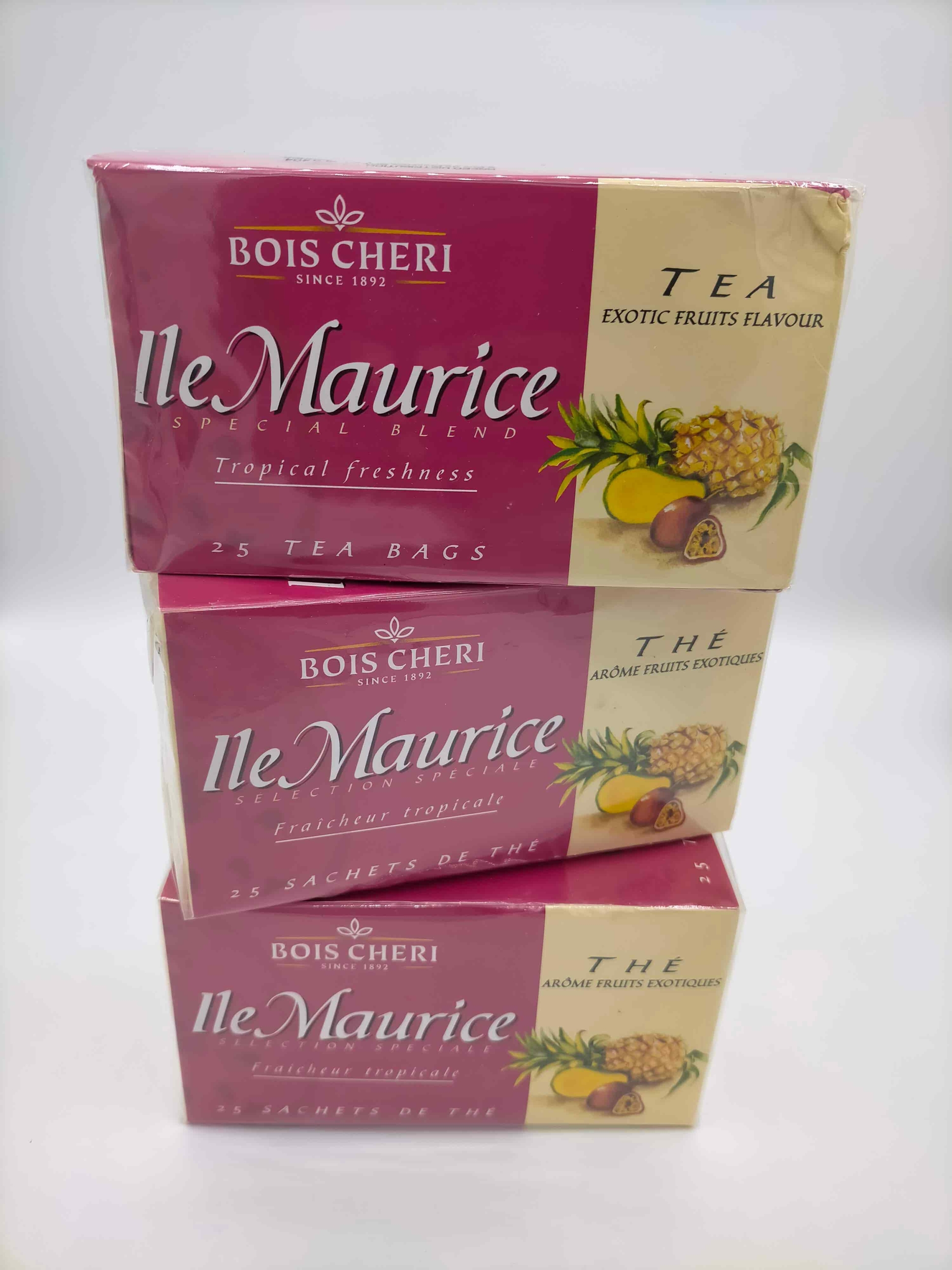 Bois Cheri Thé fruits exotiques 25x2g