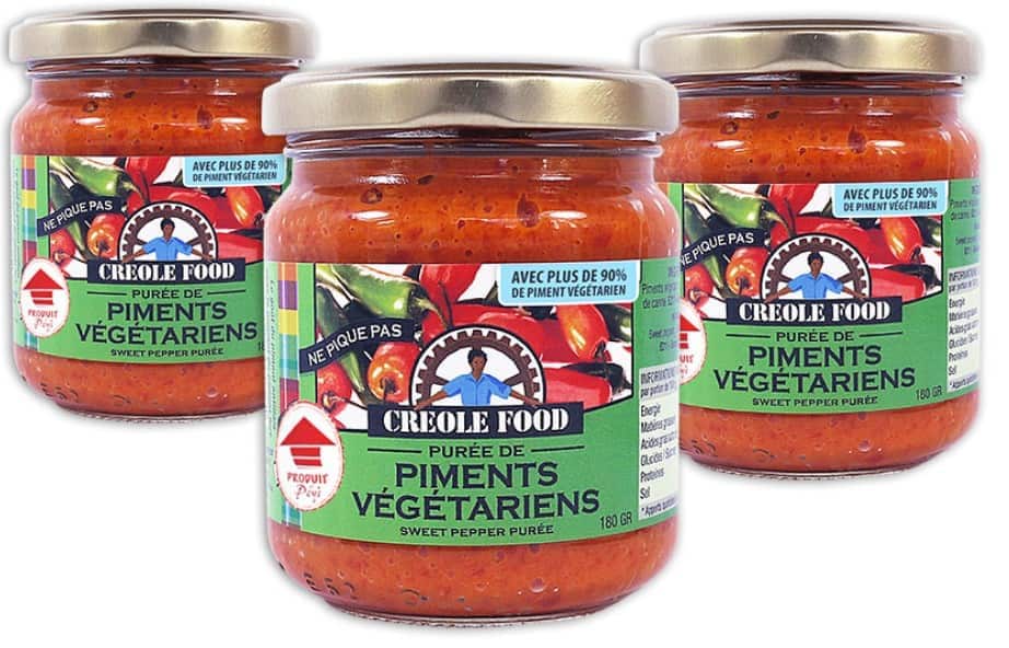 Purée de Piment Végétarien Créole Food 180g