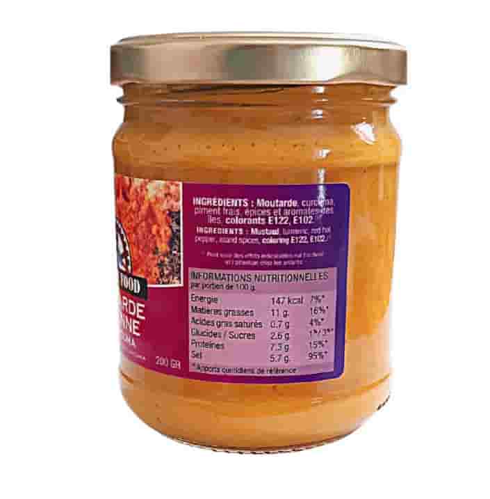 Moutarde Indienne Créole Food 200g