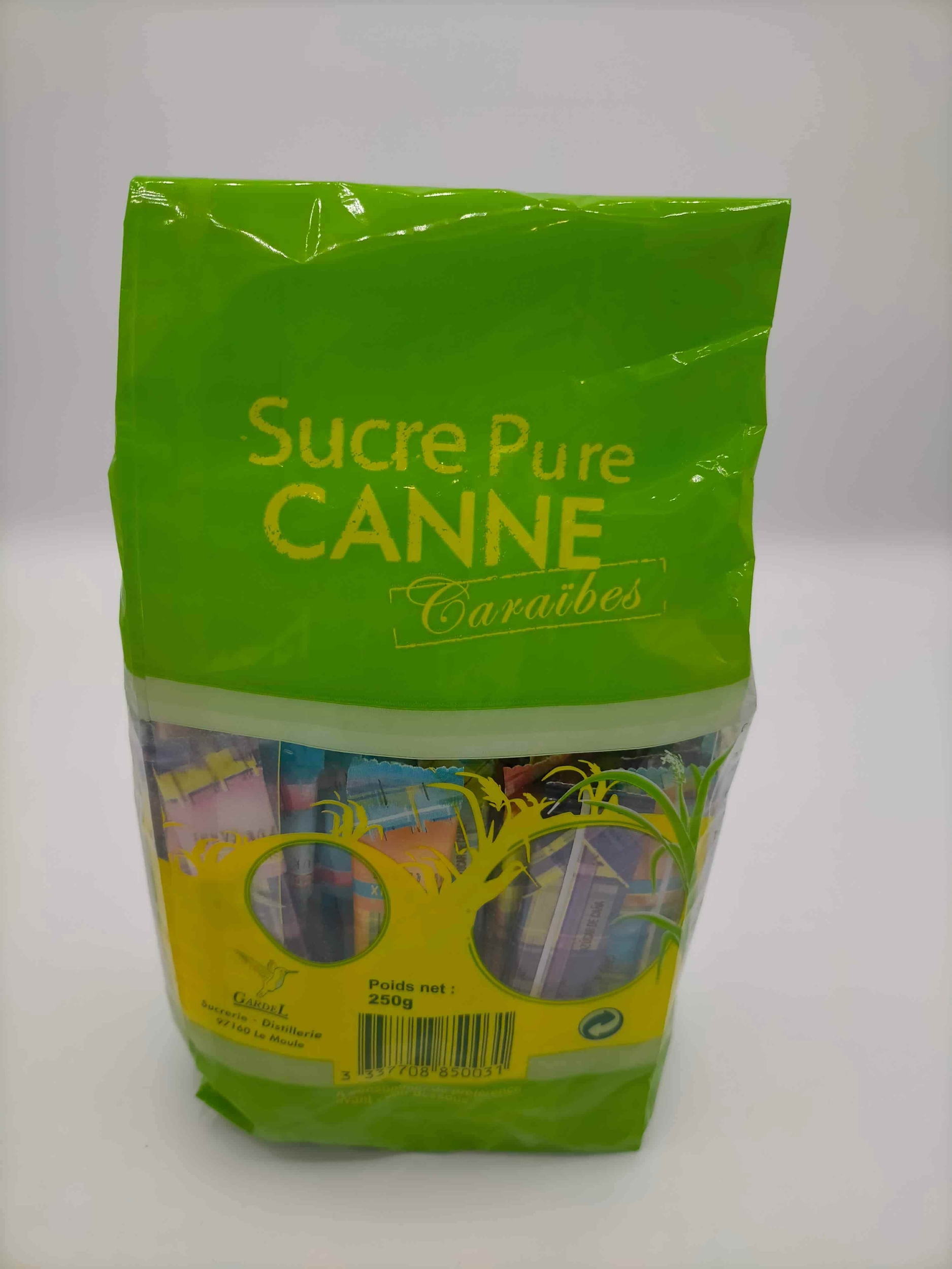 Sucre de Canne Gardel en buchettes Vert