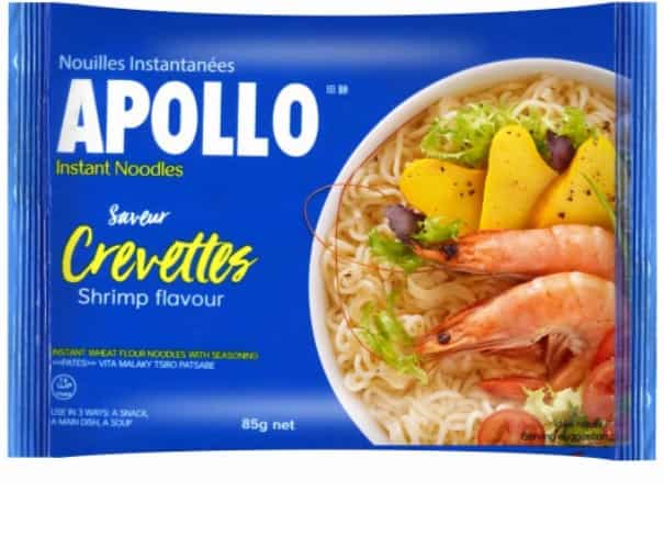 Nouilles Crevette Apollo 85g