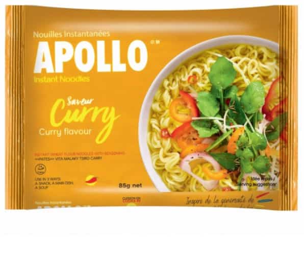 Nouilles curry Apollo 85g