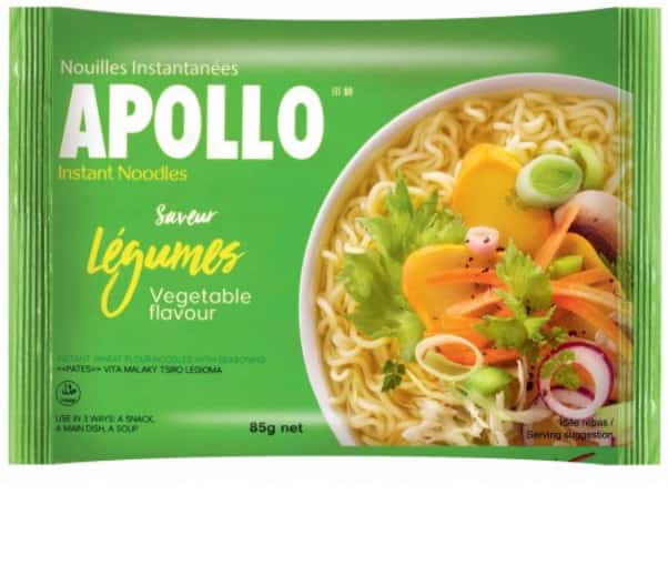 Nouilles légumes Apollo 85g