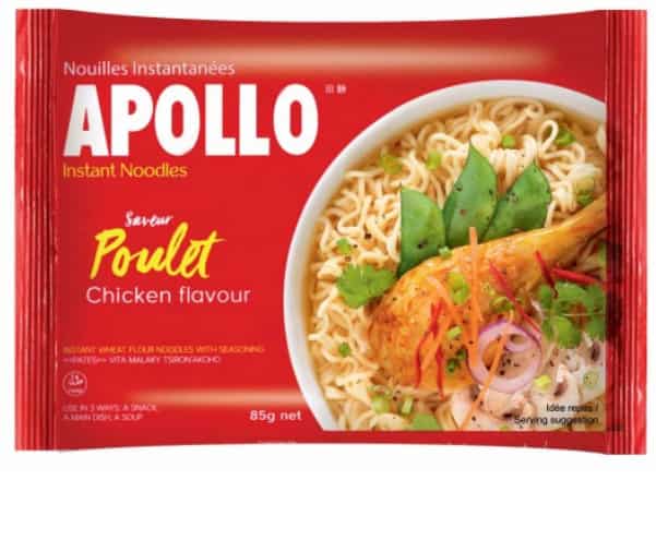 Nouilles poulet Apollo 85g