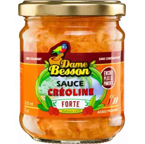Sauce Creoline forte Dame Besson 210ml
