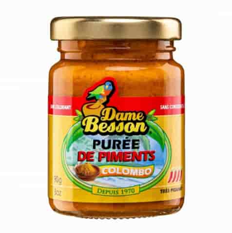 Purée de piment rouge colombo Dame Besson 90g