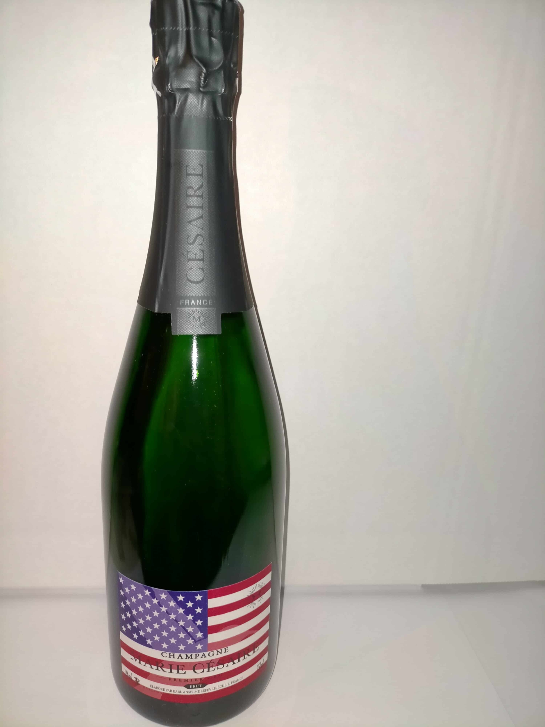 Champagne Marie Césaire Brut Premier Cru Drapeau USA 75cl 12°