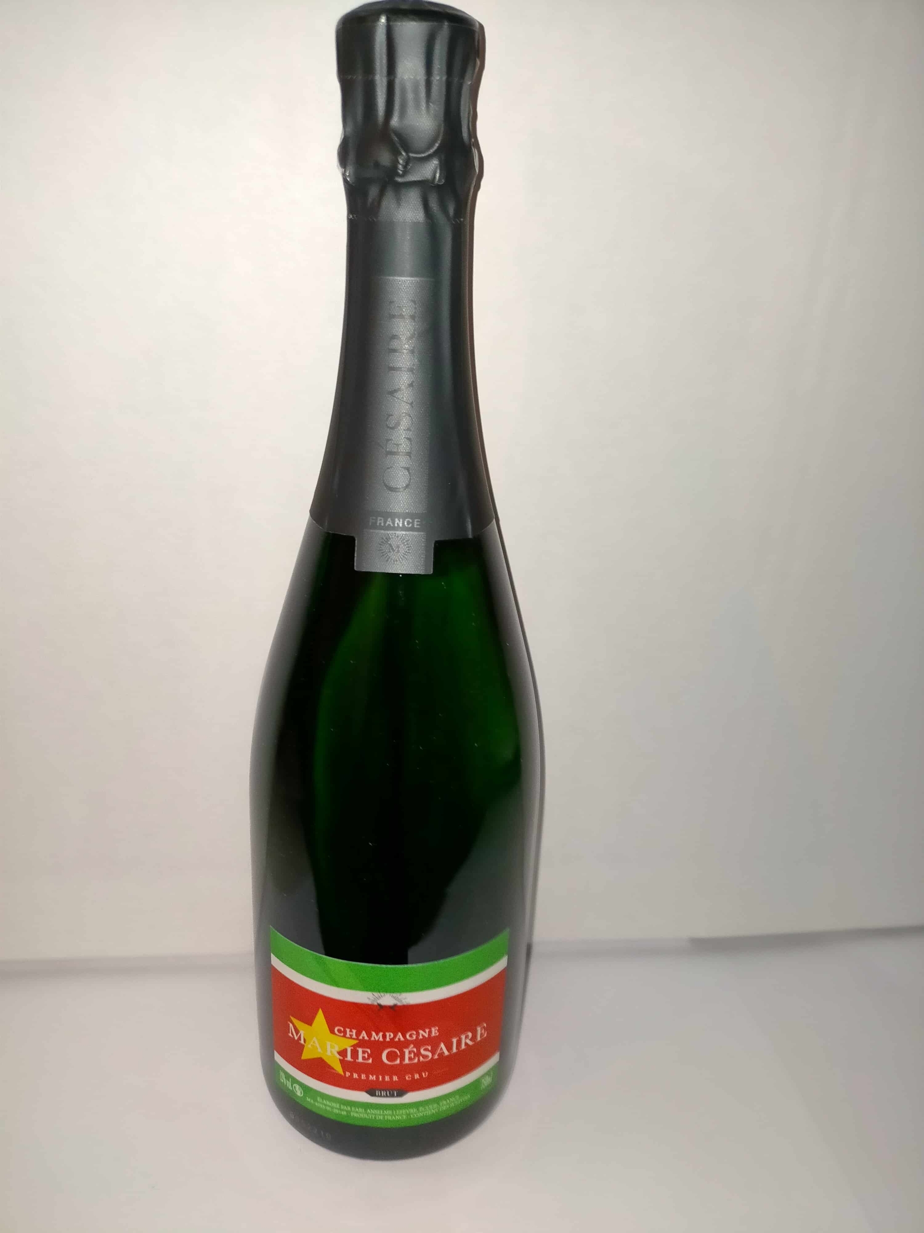 Champagne Marie Césaire Brut Premier Cru drapeau Gwada 971 75cl 12°